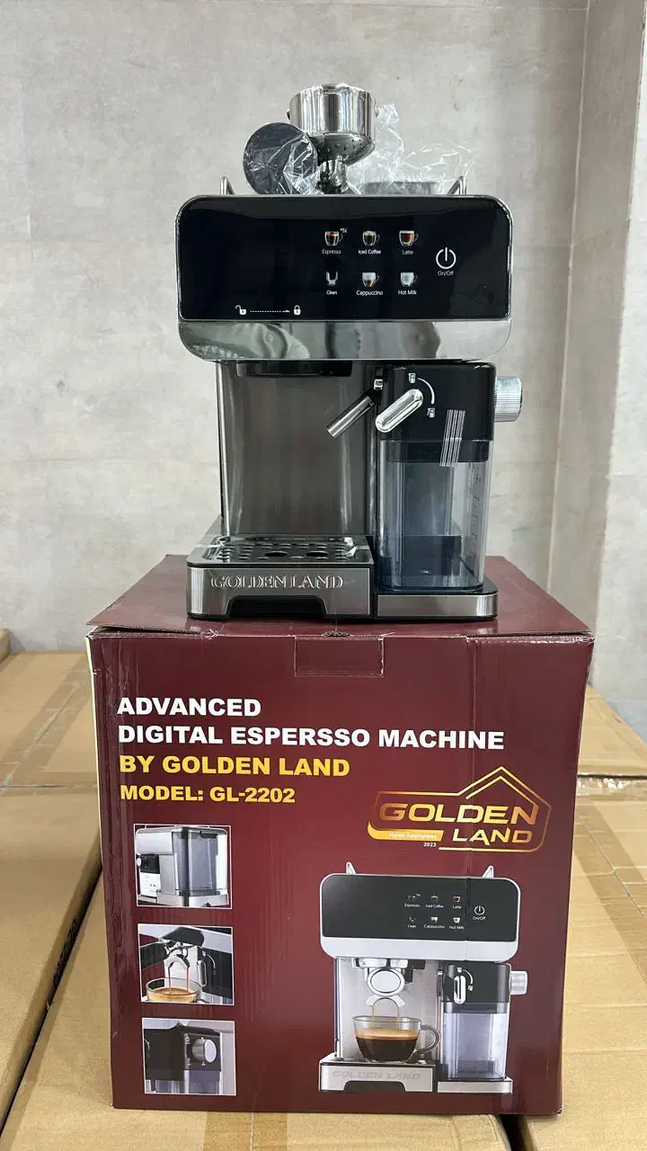 قهوه ساز گلدن لند 20بار با کیفیت اصل تضمینی|سماور، چایساز، قهوهساز|برازجان, |دیوار