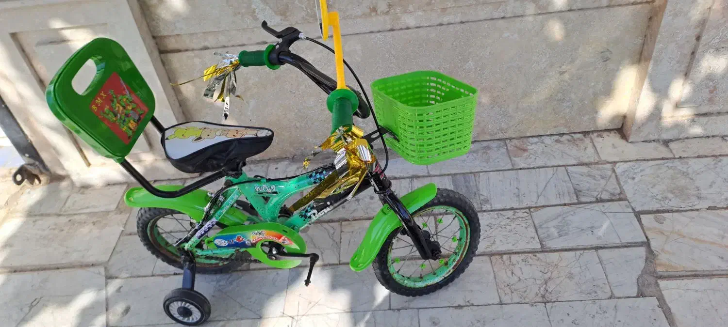 دوعدوچرخه سایز۱۲ قرمز و سبز|دوچرخه، اسکیت، اسکوتر|کاشمر, |دیوار