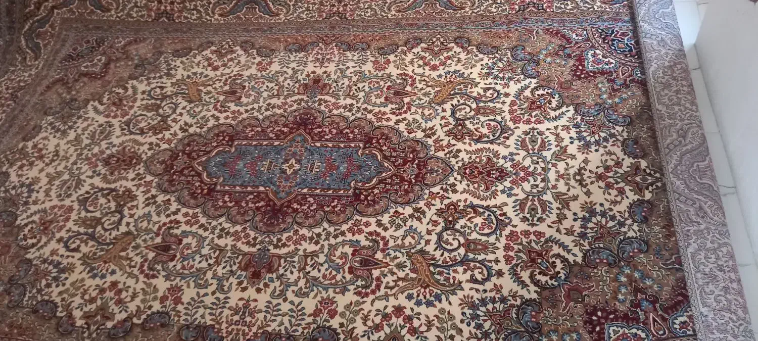 یک جفت فرش ۶متری ستاره کویر یزد|فرش|بهارستان, |دیوار