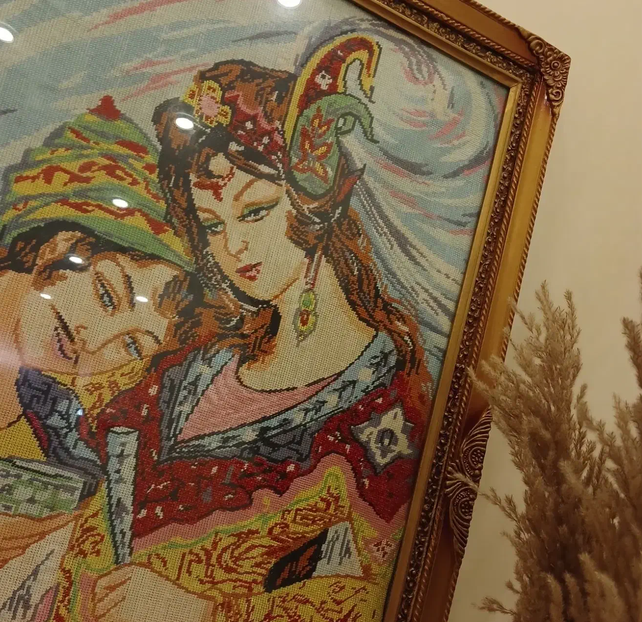 تابلو کوبلن لیلی و مجنون|تابلو فرش|تهران, شهرک چیتگر|دیوار