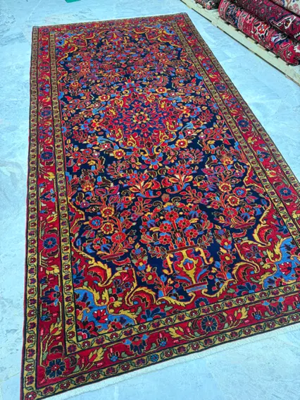 قالیچه پرده ای ملایر|فرش|تهران, حسینآباد|دیوار