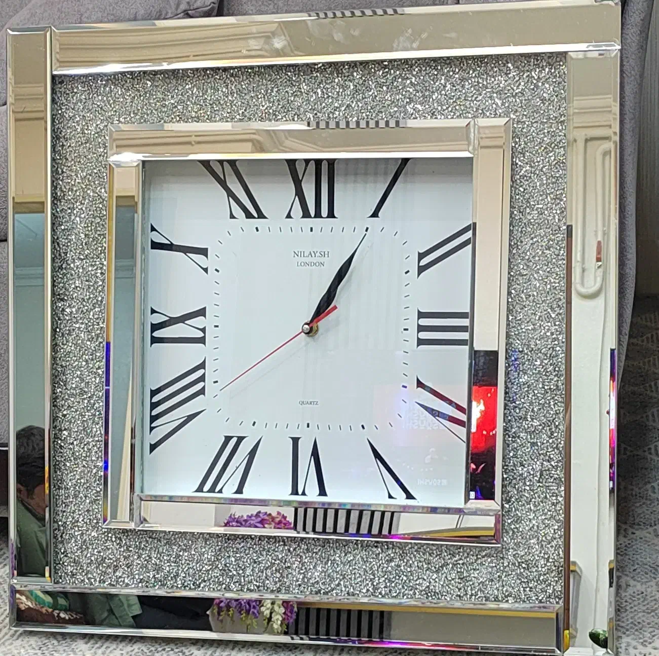 ساعت دیواری آینه ای|ساعت دیواری و تزئینی|اسدآباد, |دیوار