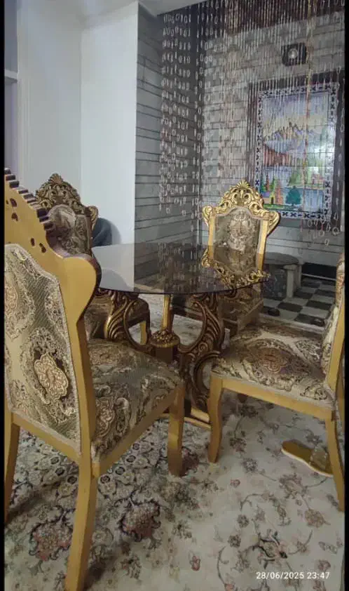مبل و میز غذاخوری سلطنتی|مبلمان خانگی و میز عسلی|شیراز, فاضل|دیوار