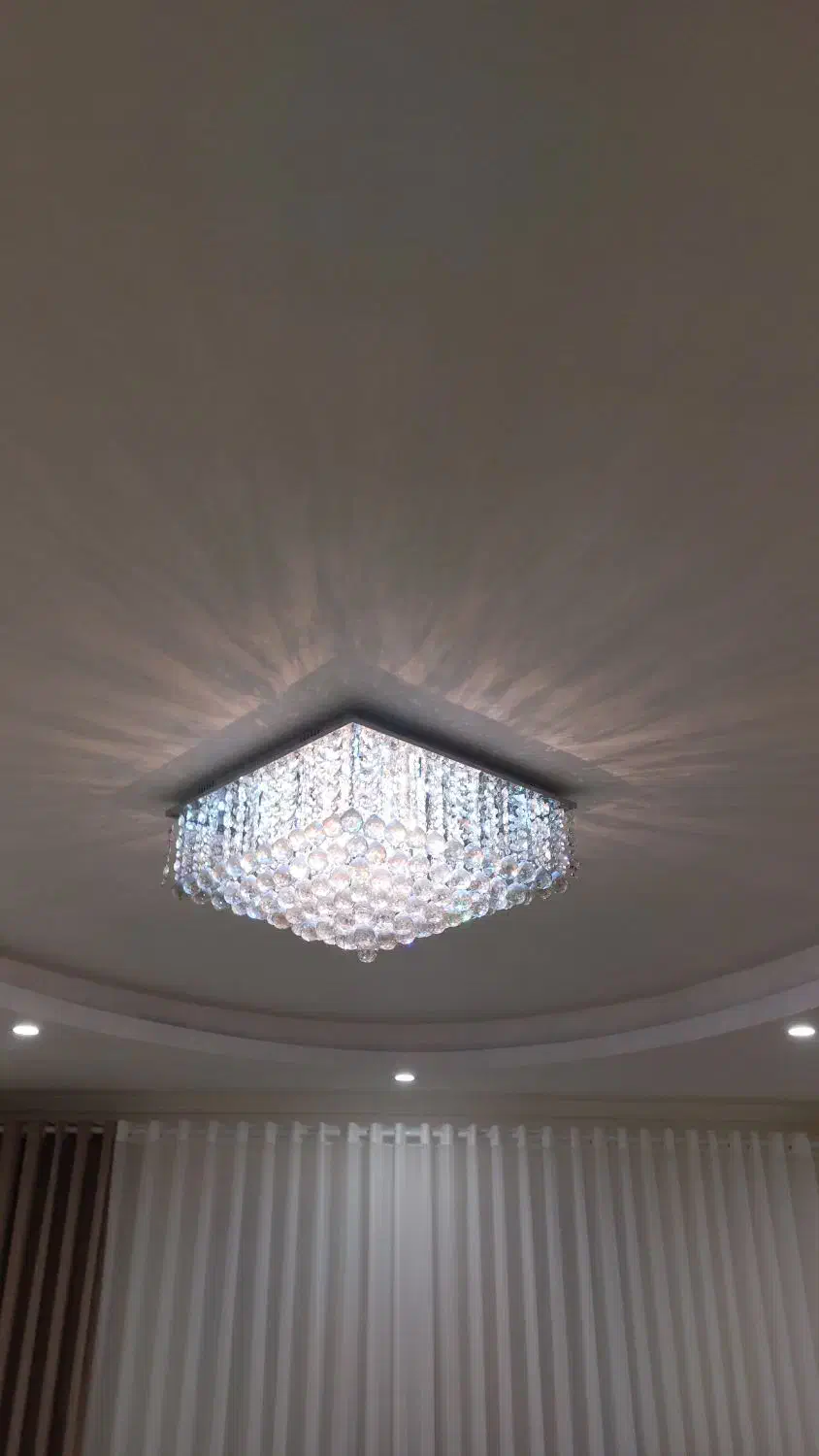 دوعدد لوستر|لوستر و چراغ آویز|رشت, لاکانی|دیوار