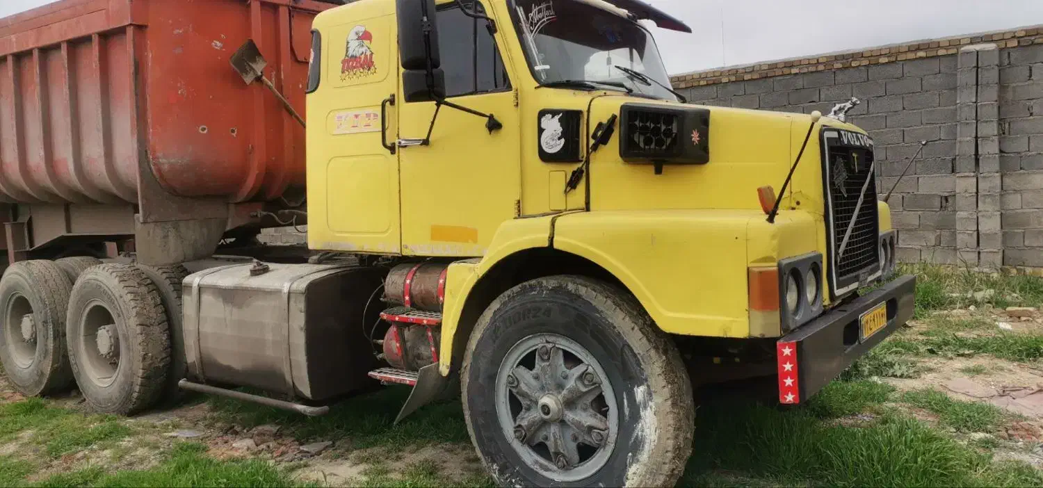 تریلی کمپرس ولوو  ان ۱۰ موتور اف .مدل ۱۳۶۲|خودرو سنگین|چهاردانگه (تهران), |دیوار