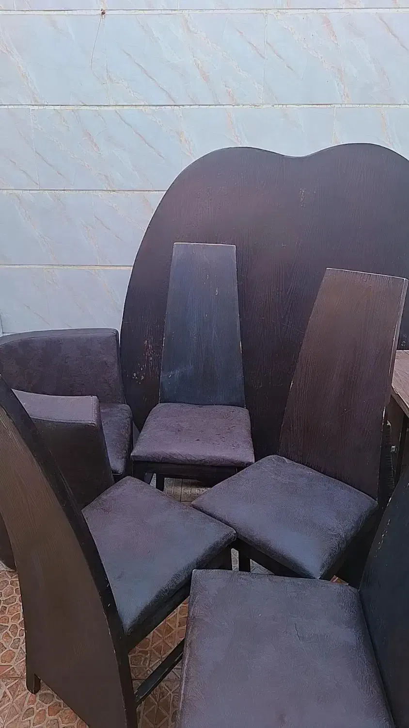 میز ناهاری خوری|میز و صندلی غذاخوری|خرم‌آباد, |دیوار