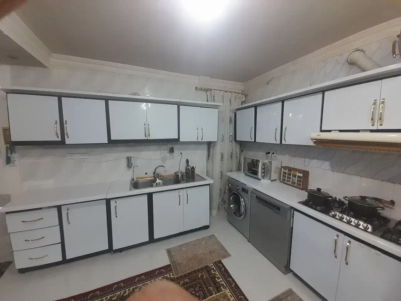 فروش کابینت کارکرده به صورت یکجا|آب‌چکان و نظم‌دهنده ظروف|تایباد, |دیوار