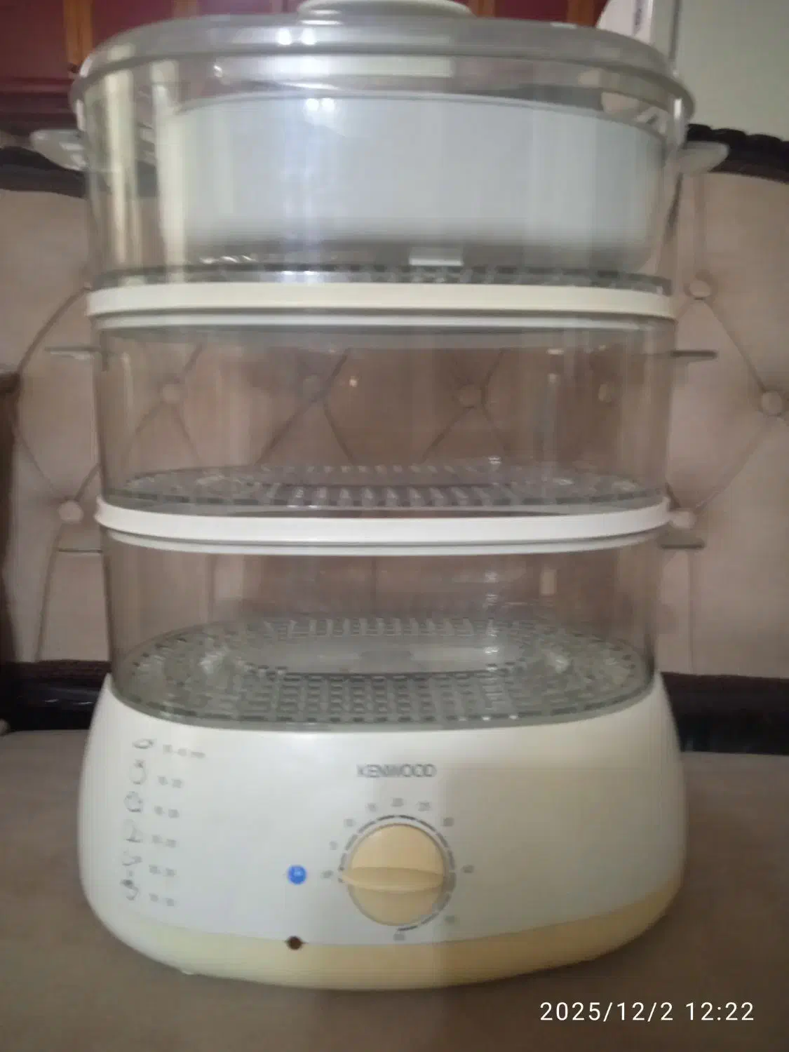 بخار پز سه طبقه مارک کن وود اصل|اجاق گاز و لوازم برقی پخت‌وپز|رشت, منظریه|دیوار