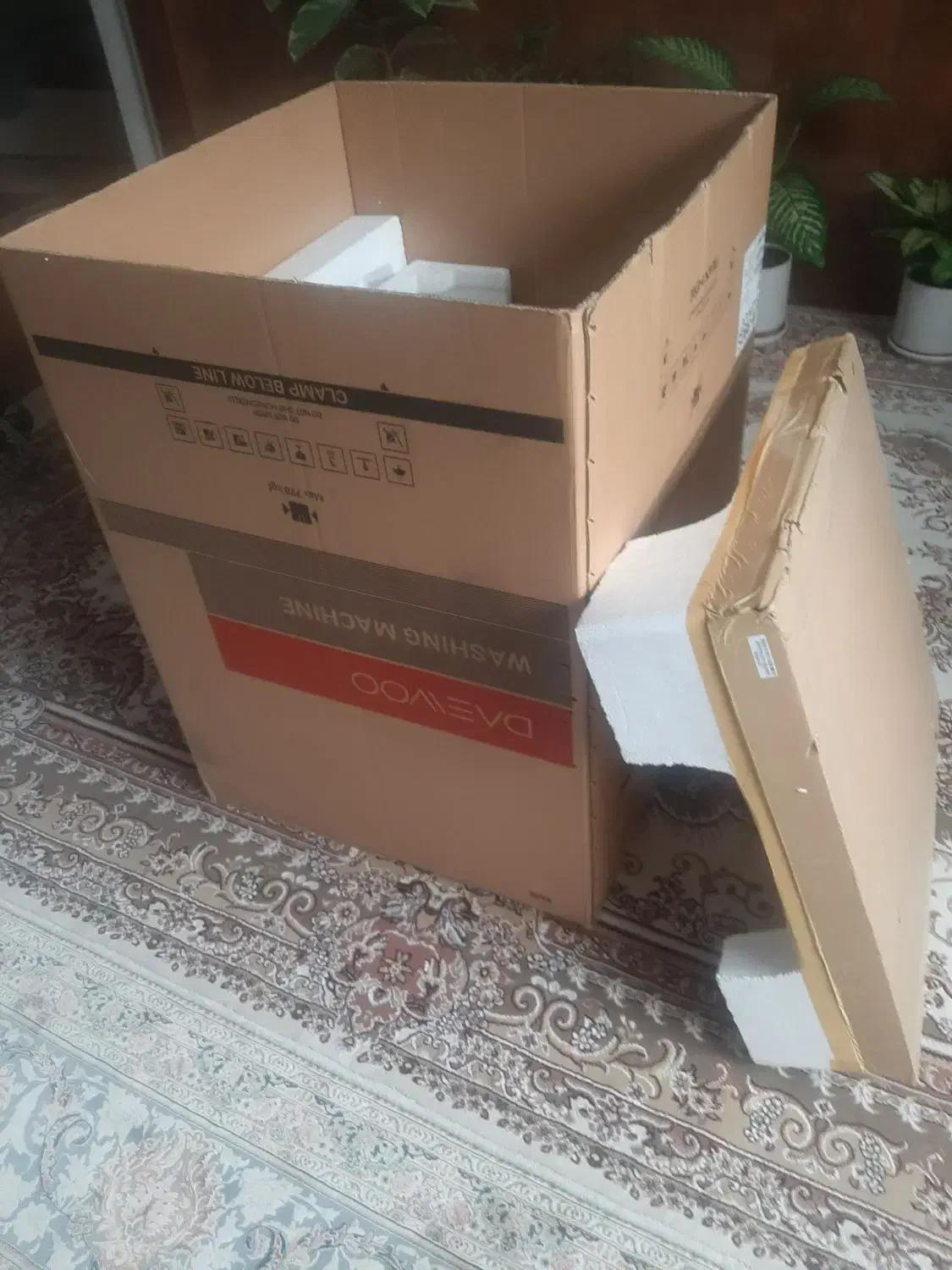 کارتن لباسشویی دوو|ابزارآلات|اهواز, زندوکیلی|دیوار