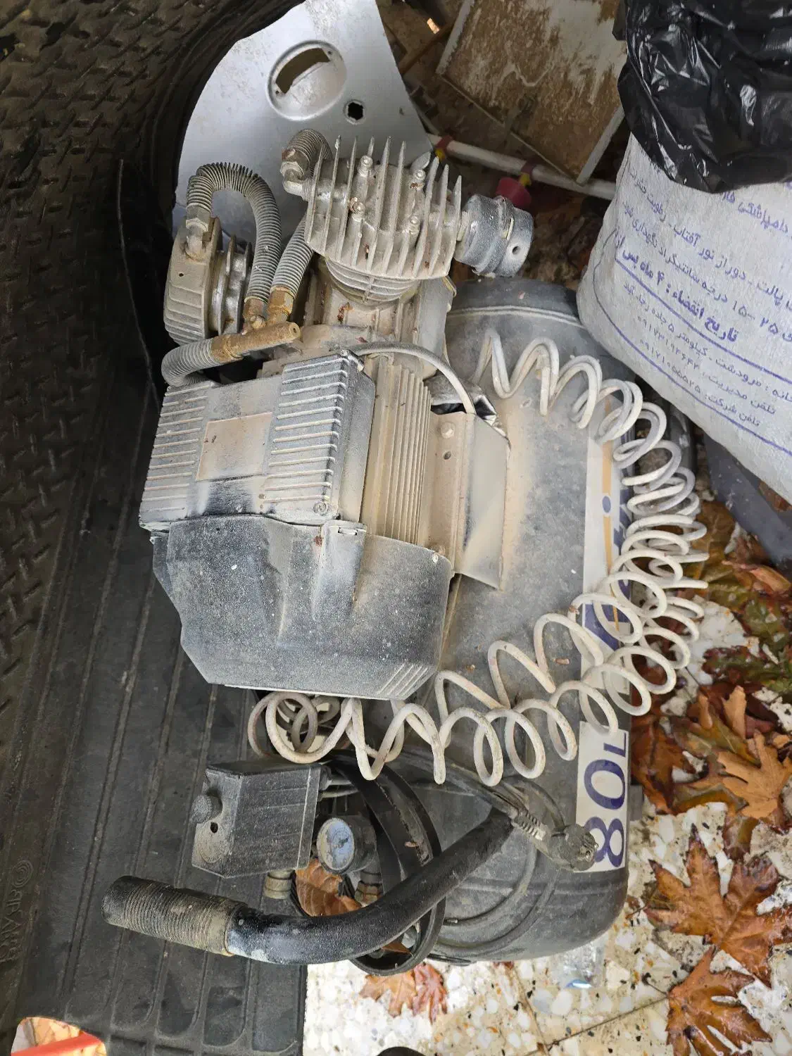 پمپ باد ۸۰ لیتری active|ماشین‌آلات صنعتی|شیراز, انجیره|دیوار