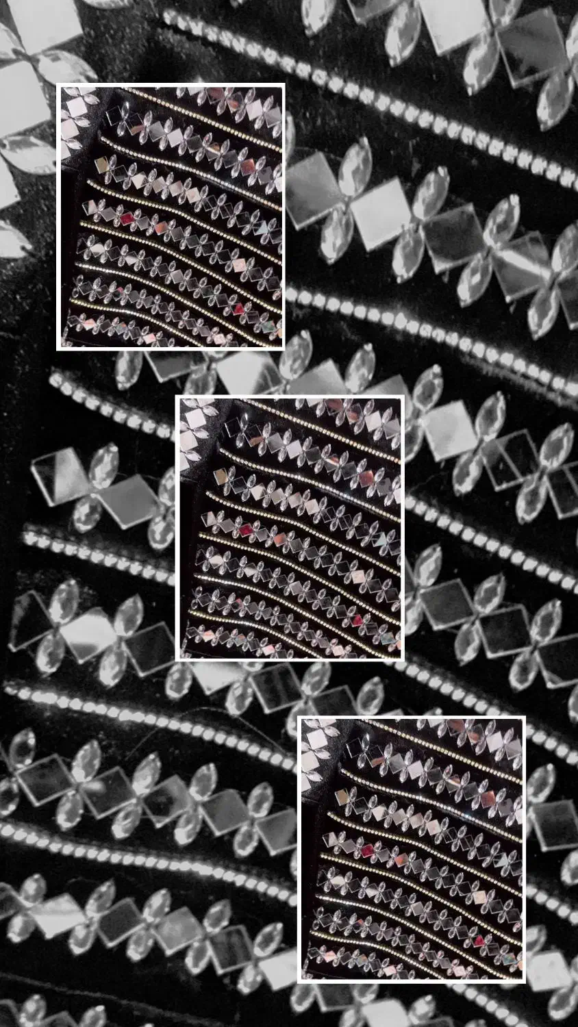 لباس بلوچی|لباس|زهک, |دیوار