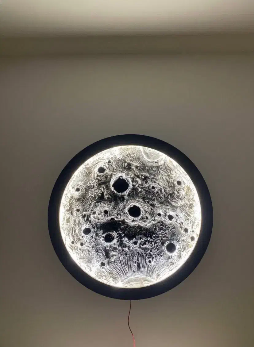 تابلو ماه|تابلو، نقاشی، عکس|تهران, شهرک فردوس (حسینی)|دیوار