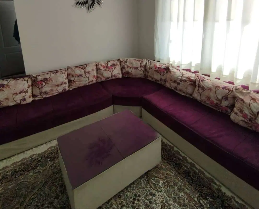 مبل 8 نفره با آباژورِ ست و جلو مبلی|مبلمان خانگی و میز عسلی|تهران, امام زاده عبدالله|دیوار