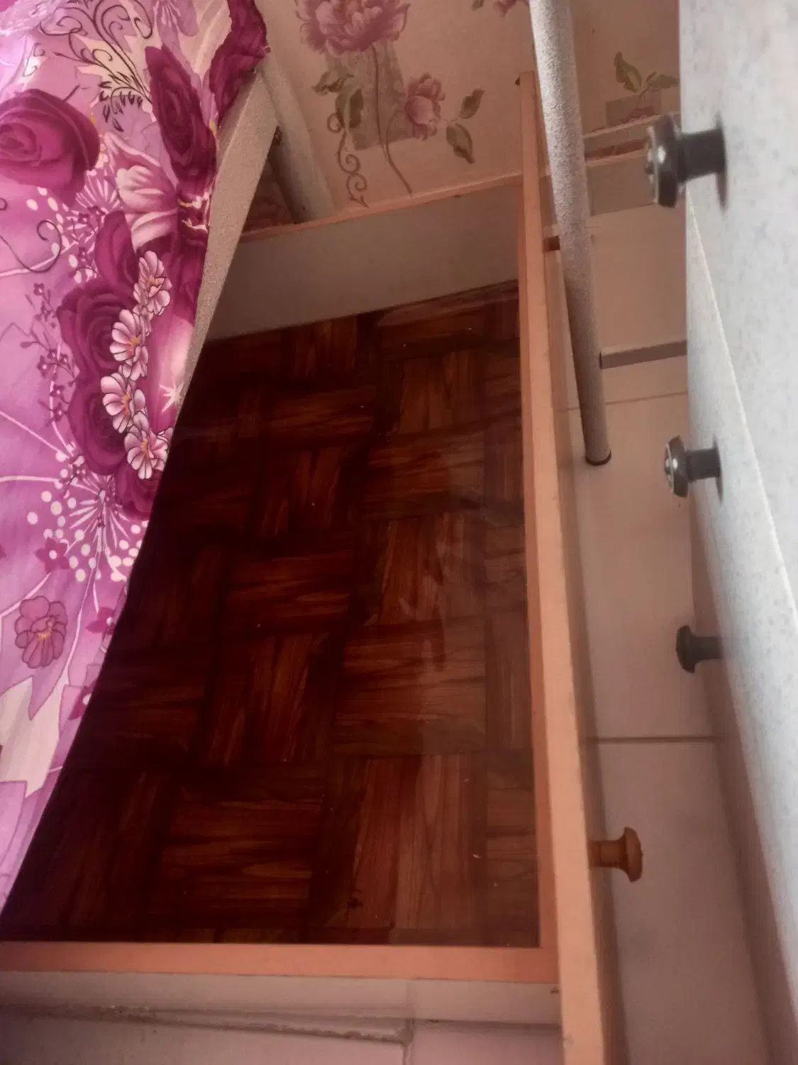 سرویس خواب فرفوژه 2 نفره، سالم و کامل|تخت و سرویس خواب|پرند, فاز ۶|دیوار