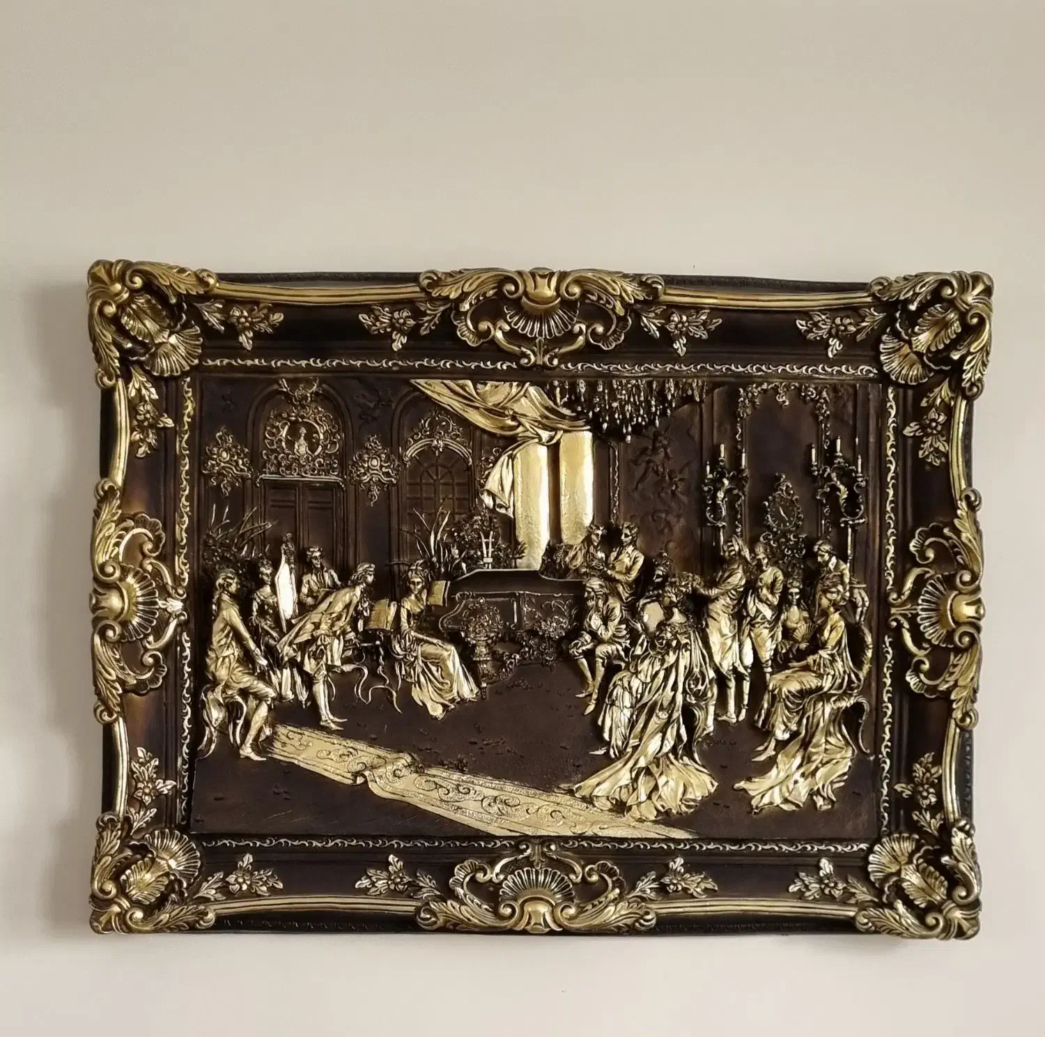 تابلوی شام آخر و ساعت برجسته و ...|تابلو، نقاشی، عکس|پردیس, فاز ۳|دیوار