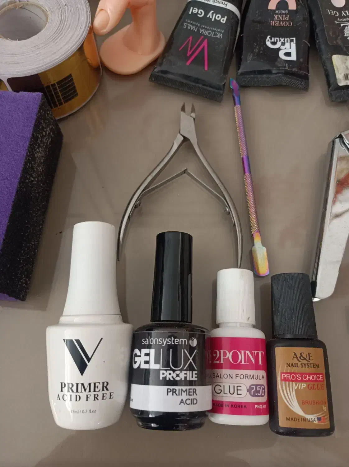 وسایل کاشت ناخن|آرایشی، بهداشتی، درمانی|قم, امامزاده ابراهیم|دیوار