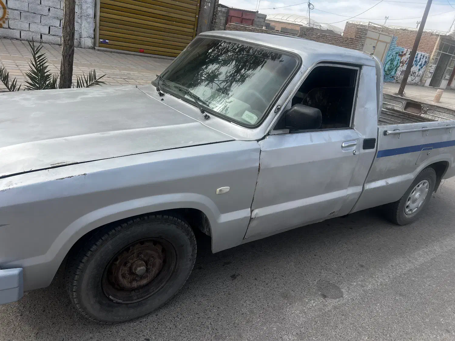 مزدا نقره ای تک کابین|خودرو سواری و وانت|سیرجان, |دیوار