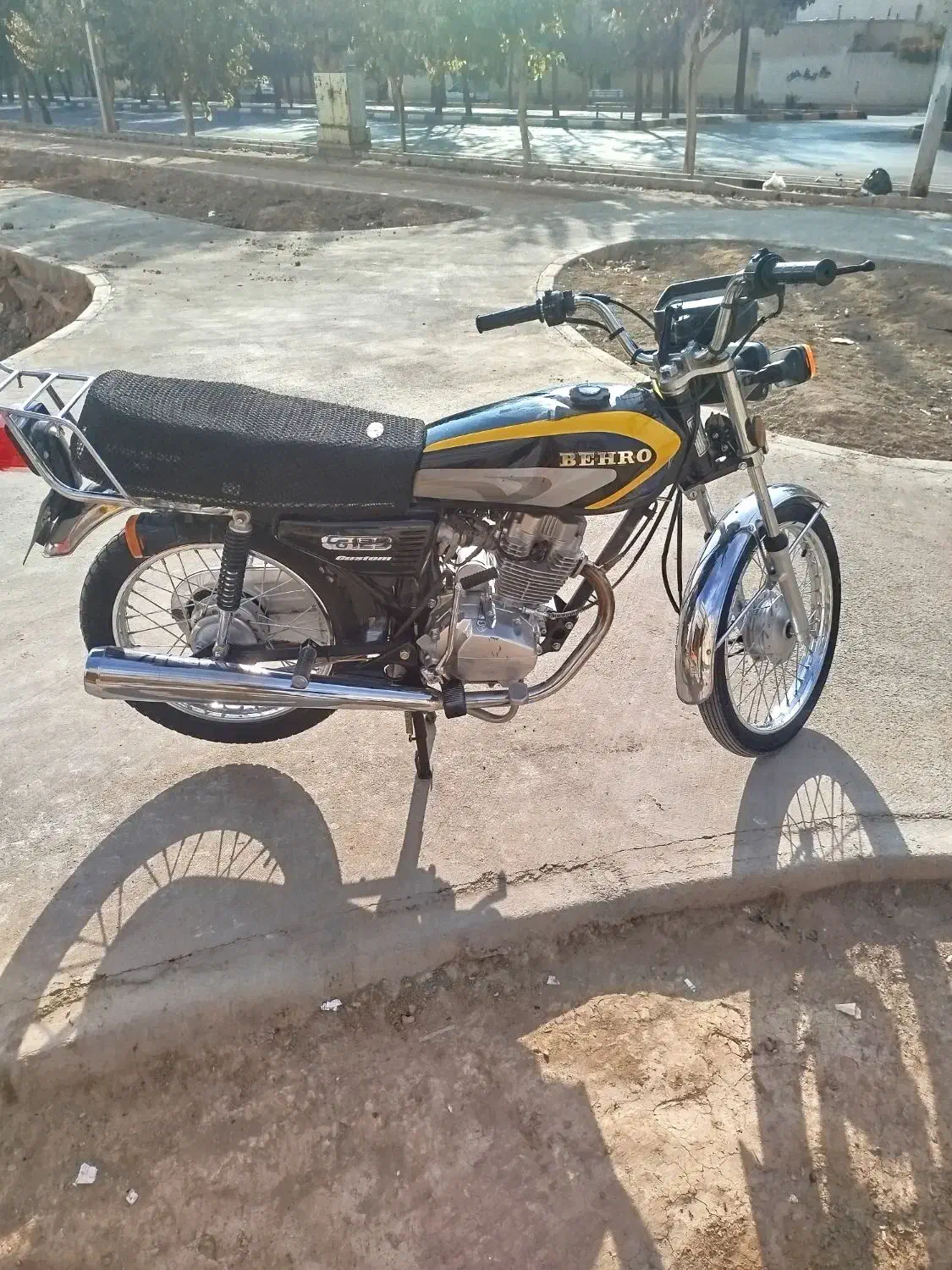موتور 125بهرو استارتی|موتورسیکلت|شاهینشهر, شهرک گلدیس|دیوار