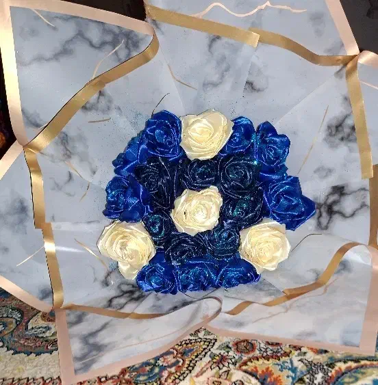 دسته گل ابی|گل مصنوعی|کرج, شهرک سهرابیه|دیوار