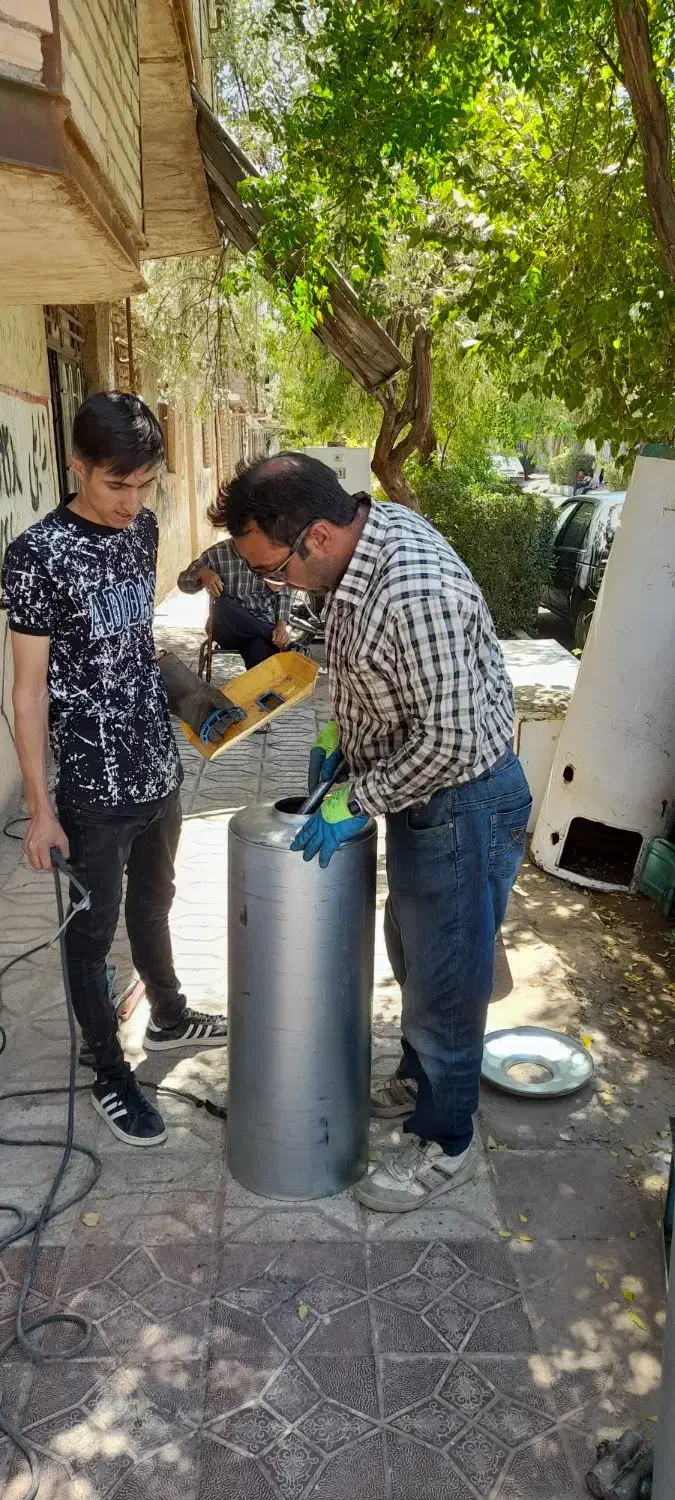 جوشکاری منبع ابگرمکن در منزل شما بدون جا به جای|خدمات پیشه و مهارت|تربت جام, میان جام|دیوار