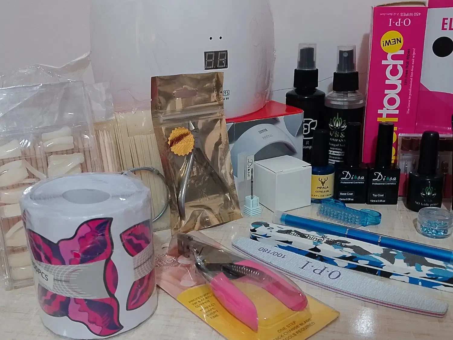 وسایل کاشت ناخن|آرایشی، بهداشتی، درمانی|رشت, پیرکلاچای|دیوار