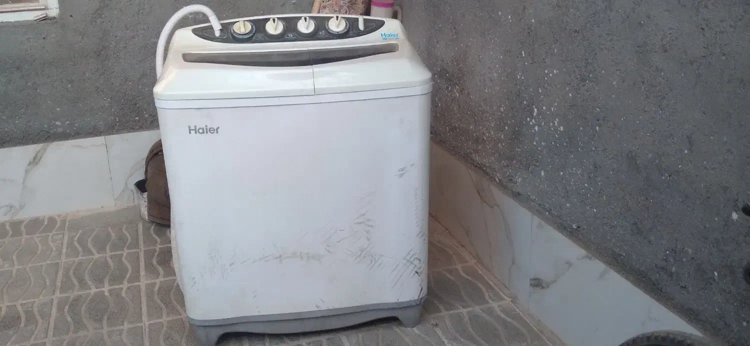 ماشین لباسشویی دو قلو هایر|ماشین لباسشویی و خشککن لباس|تربت جام, شهرک معلم|دیوار