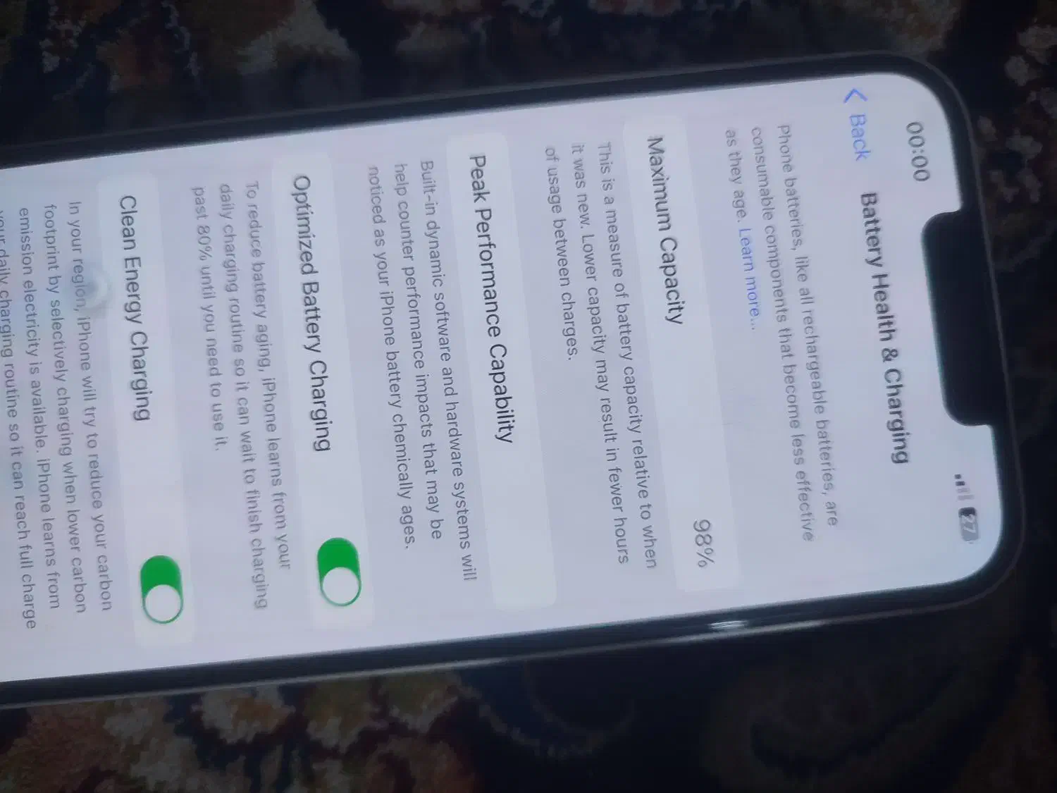 ایفون 13 نرمال باطری 98|موبایل|خرمآباد, |دیوار