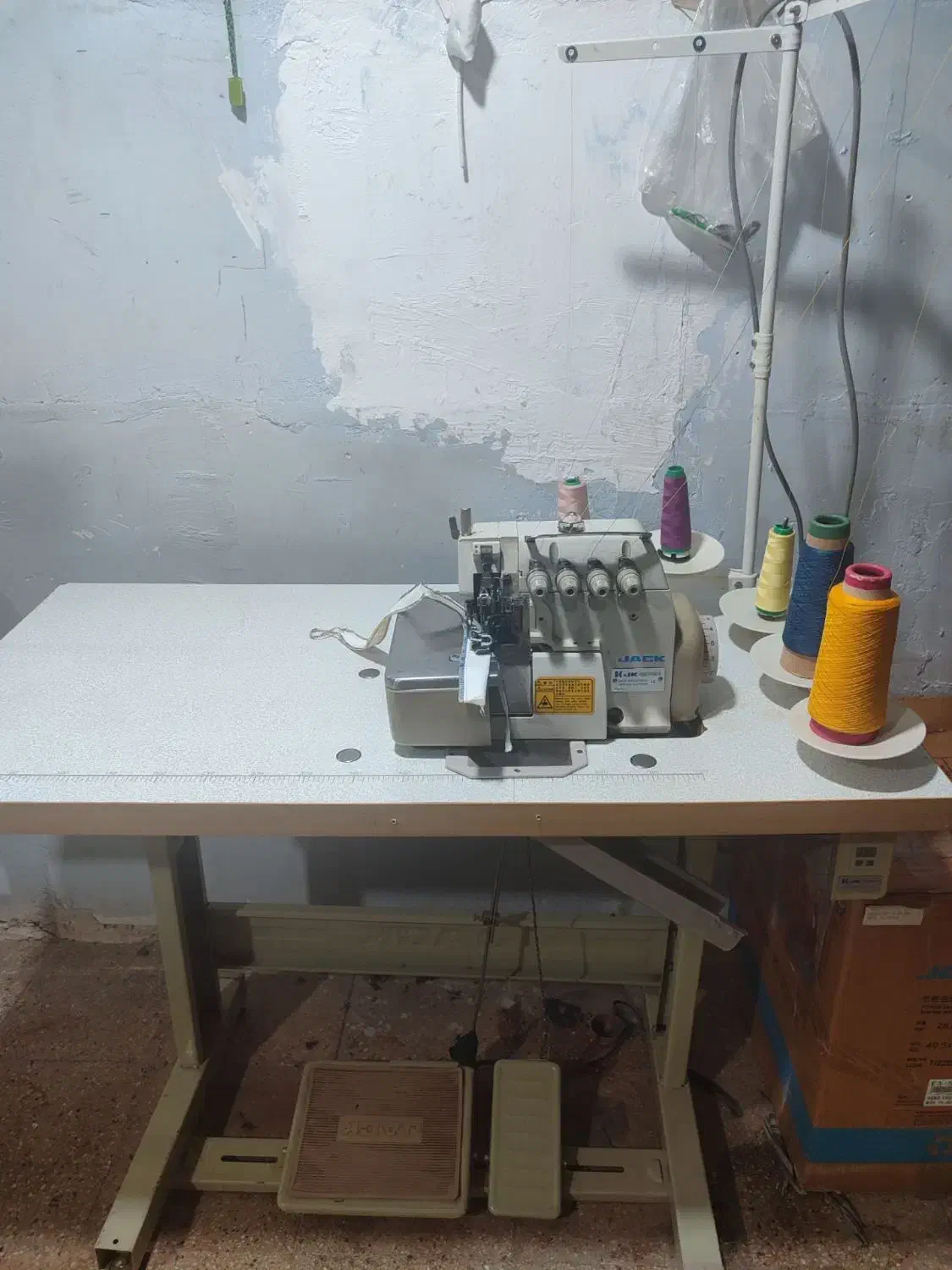 زیگزال 5 نخ دینام سرخود|چرخ خیاطی و ریسندگی|قرچک, میرزائی شمالی|دیوار