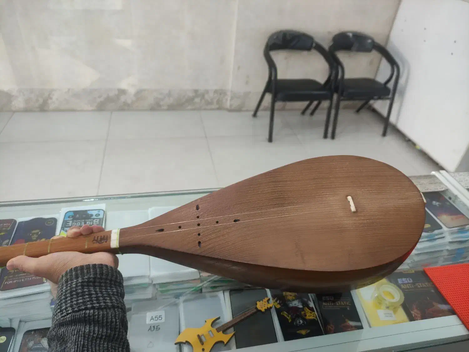 دوتار کاسه یک تیکه حرفه ای|سازهای سنتی|مشهد, طبرسی شمالی|دیوار