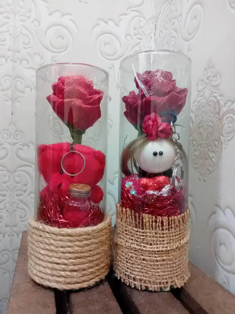 شیشه کادویی|گل مصنوعی|دزفول, |دیوار