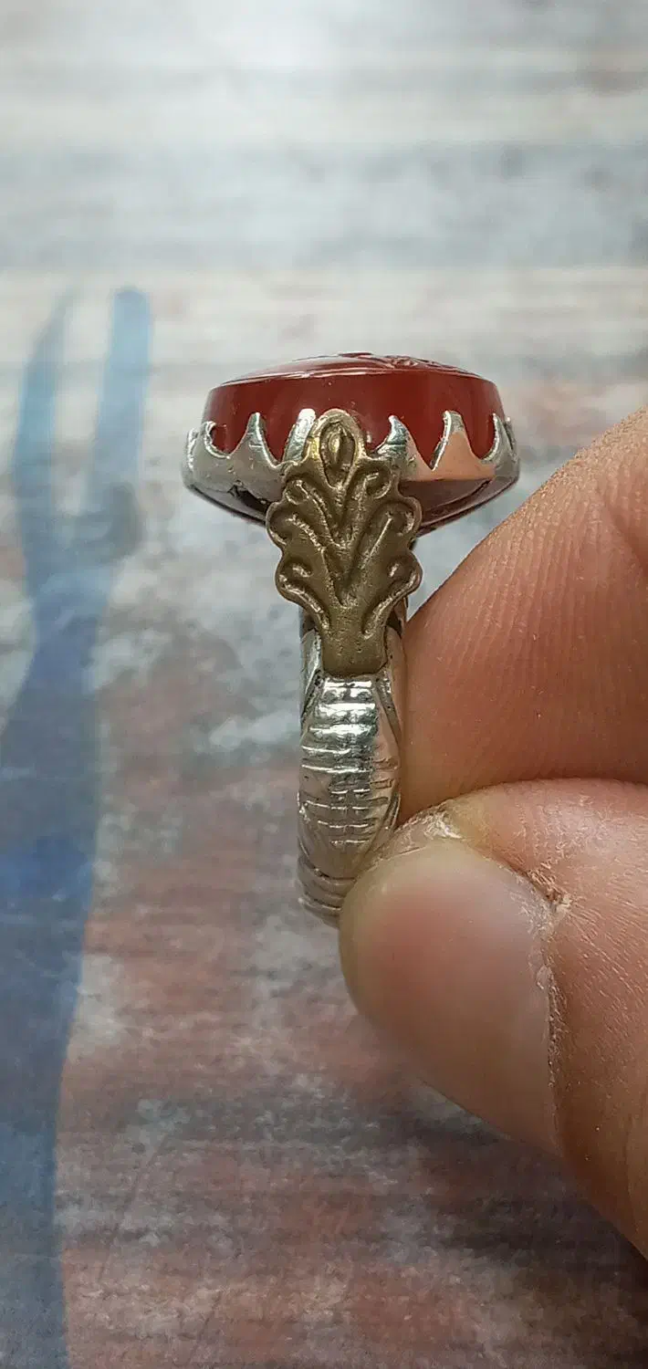 انگشتر نقره نگین عقیق|جواهرات|تهران, زمزم|دیوار