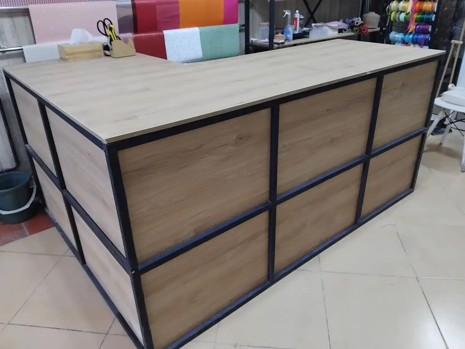 میز کار چوبی ( چوب mdf )|فروشگاه و مغازه|ایلام, |دیوار