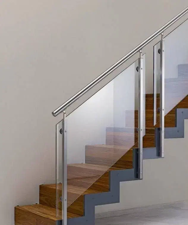 درب ضد سرقت نرده شیشه ای نرده استیل کدha005|مصالح و تجهیزات ساختمان|ساری, |دیوار