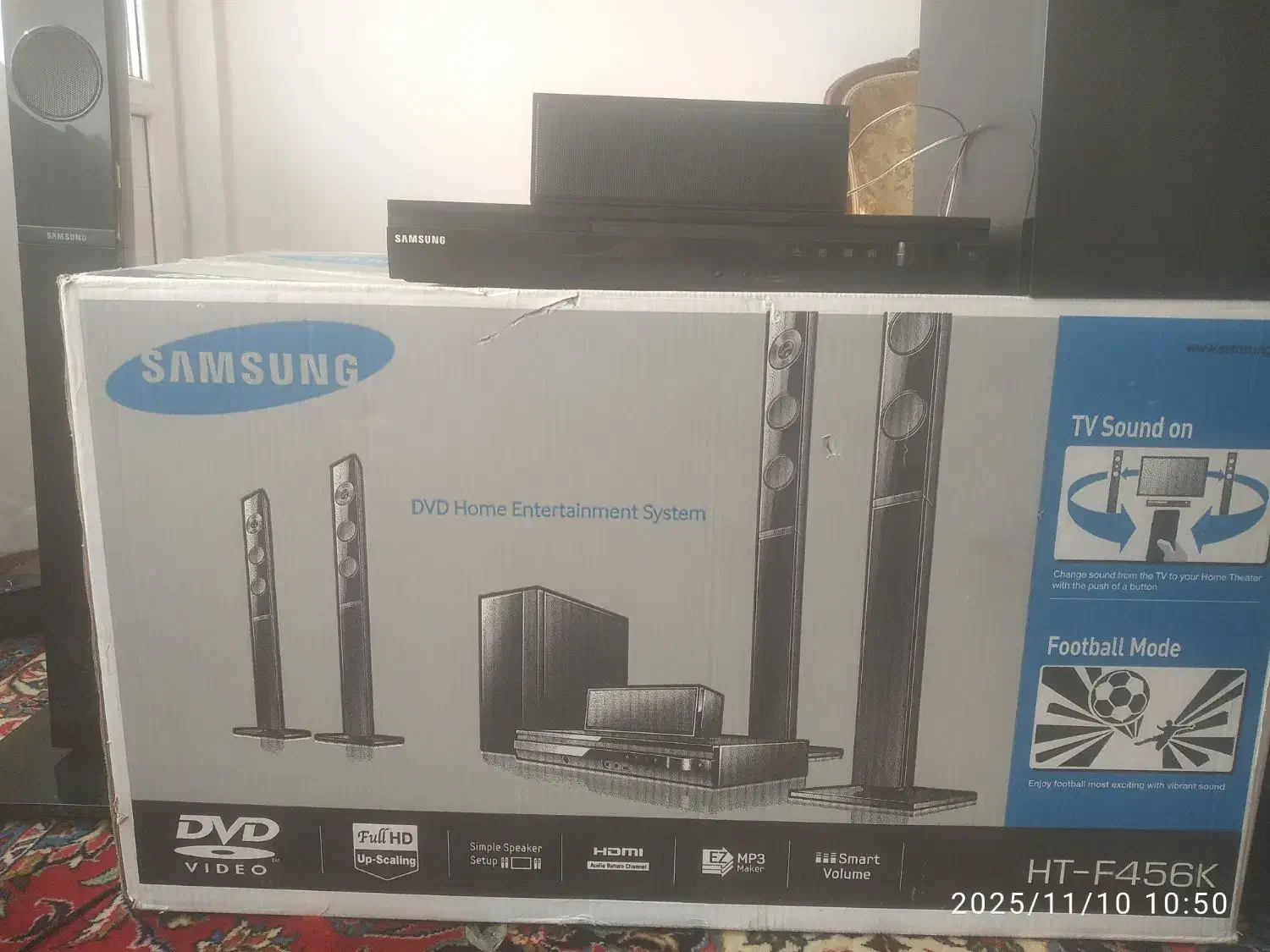 فروش سینما خانواده و ضبط صوت پاناسونیک|سیستم صوتی خانگی|اراک, |دیوار