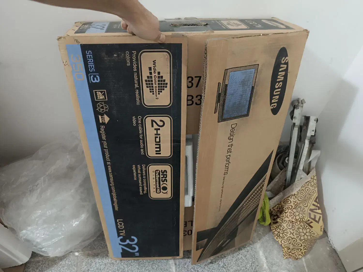 ال سی دی سامسونگ سالم کارتن و.. یخچال فریزر نونو|تلویزیون و پروژکتور|مشهد, پورسینا|دیوار