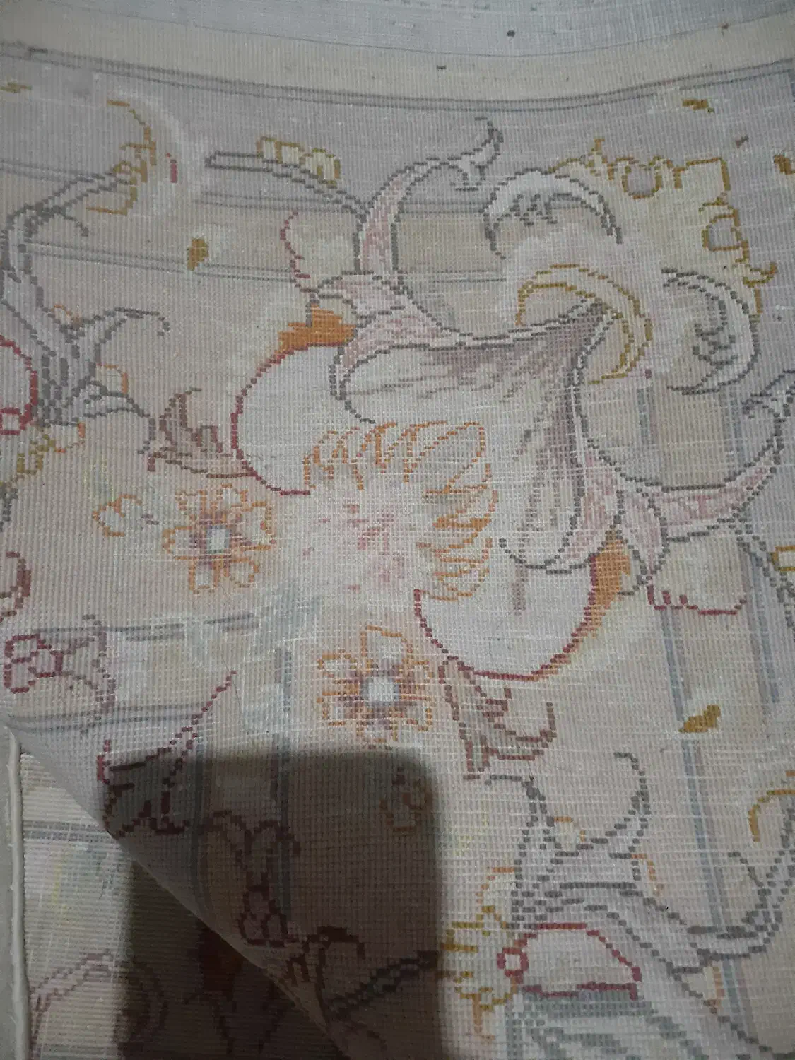 جفت قالیچه چله ابریشم طرح علیا 40رج|فرش|مراغه, |دیوار