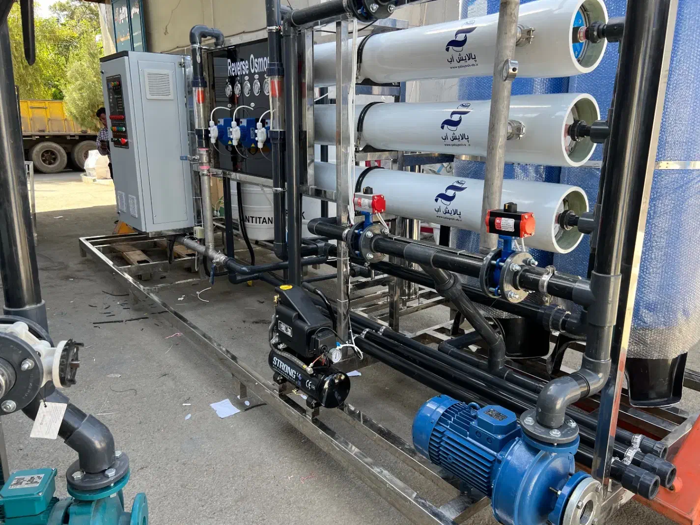 تصفیه اب صنعتی و اب شیرین کن|ماشینآلات صنعتی|قمرود, |دیوار