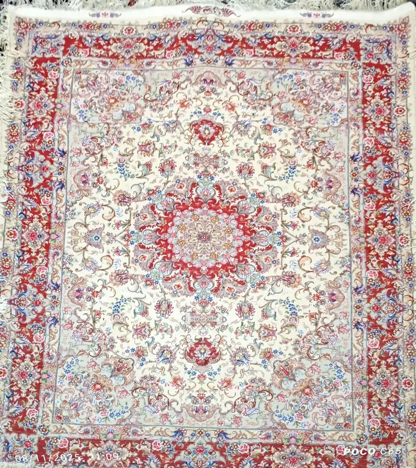 فرش دستباف‌رج50قالیچه اولیا|فرش|تبریز, |دیوار