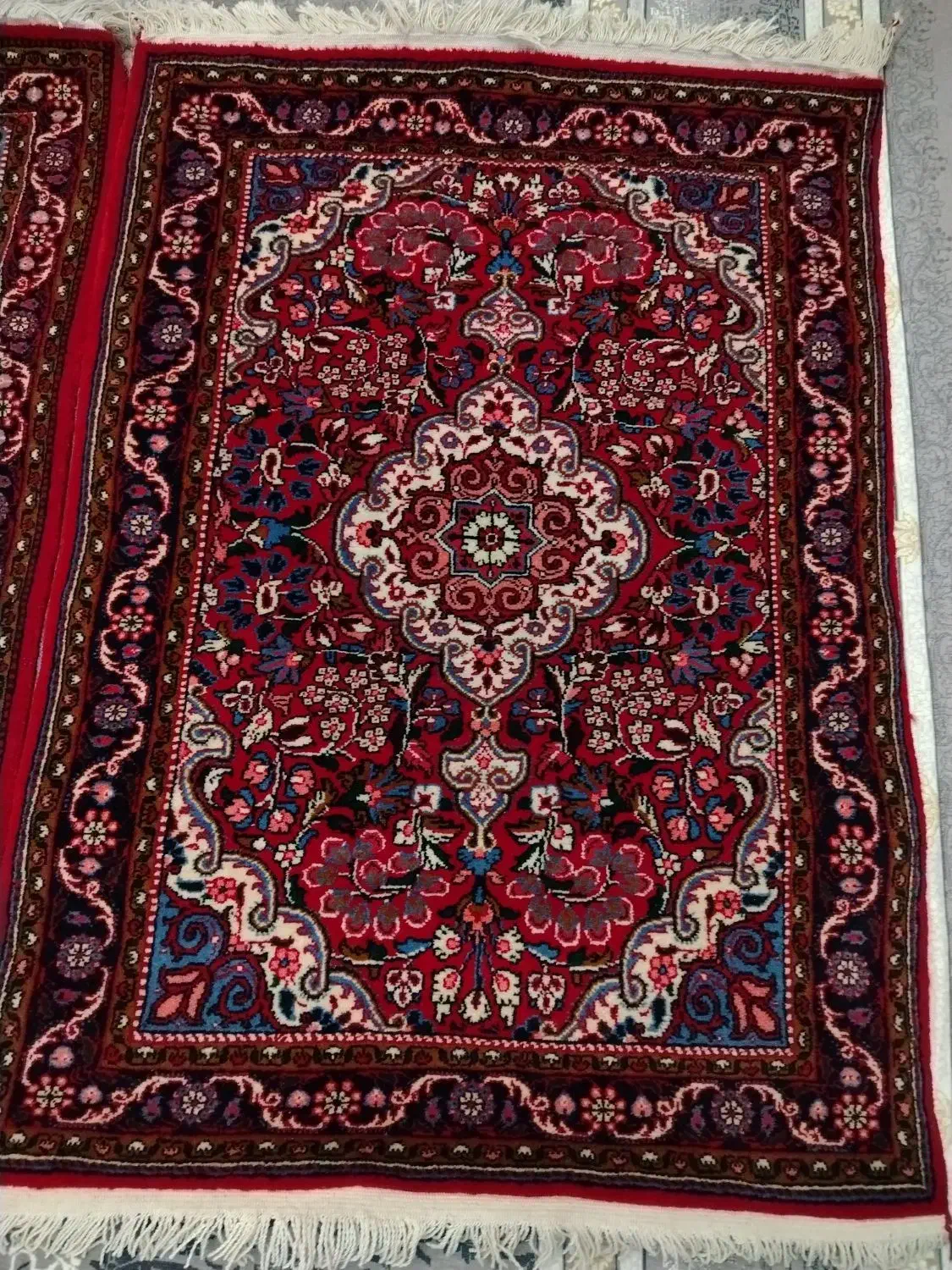 فرش دست بافت(پشتی)|فرش|ملایر, |دیوار