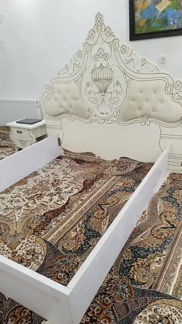 سرویس خواب ، تخت و دو عدد پاتختی،میزدراور و آینه|تخت و سرویس خواب|الوند, |دیوار