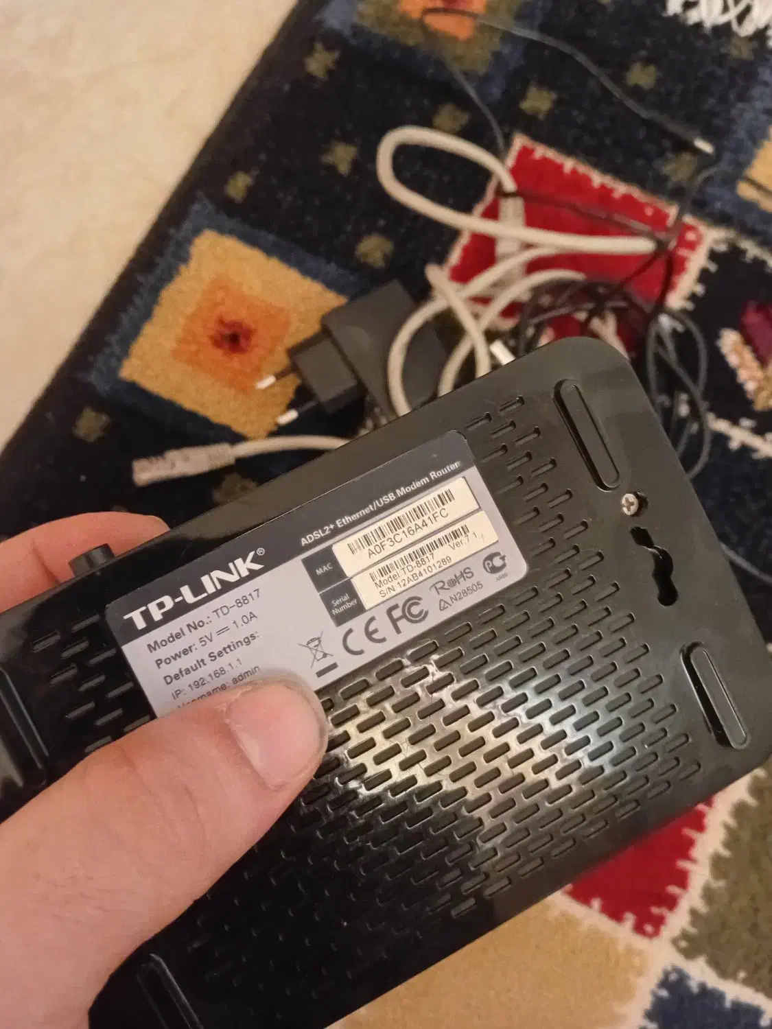 مودم نو نو نو با کلیه لوازم|مودم و تجهیزات شبکه|تهران, والفجر (افسریه)|دیوار