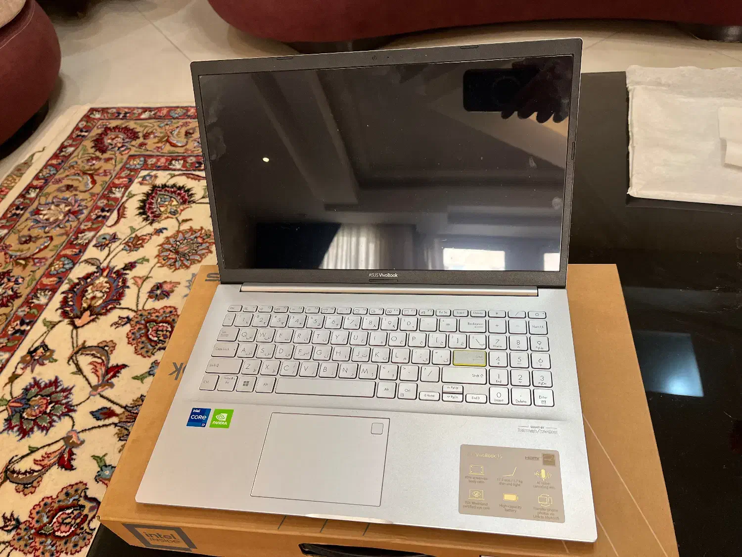 لپ تاپ لاکاغذی ایسوس Asus K513E|رایانه همراه|مشهد, هنرستان|دیوار
