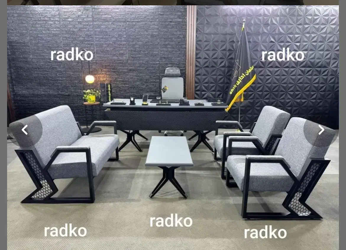 مبلمان اداری،میز و مبلمان چرم و فلز|دفتر کار|اصفهان, بابوکان جنوبی|دیوار