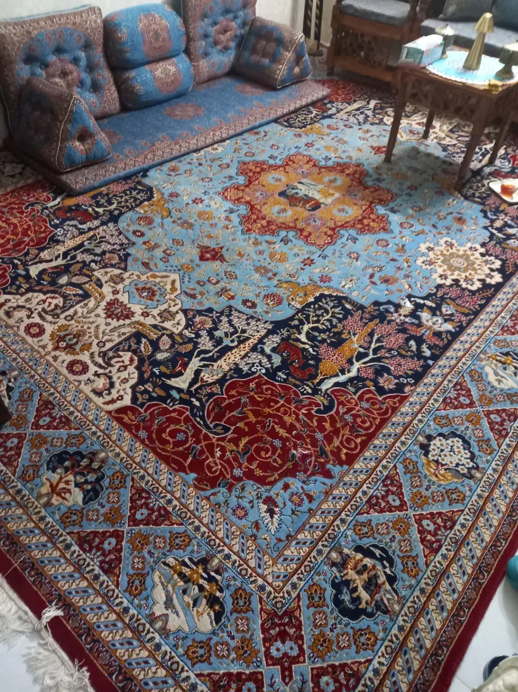 فرش سه در چهار|فرش|شاهرود, |دیوار