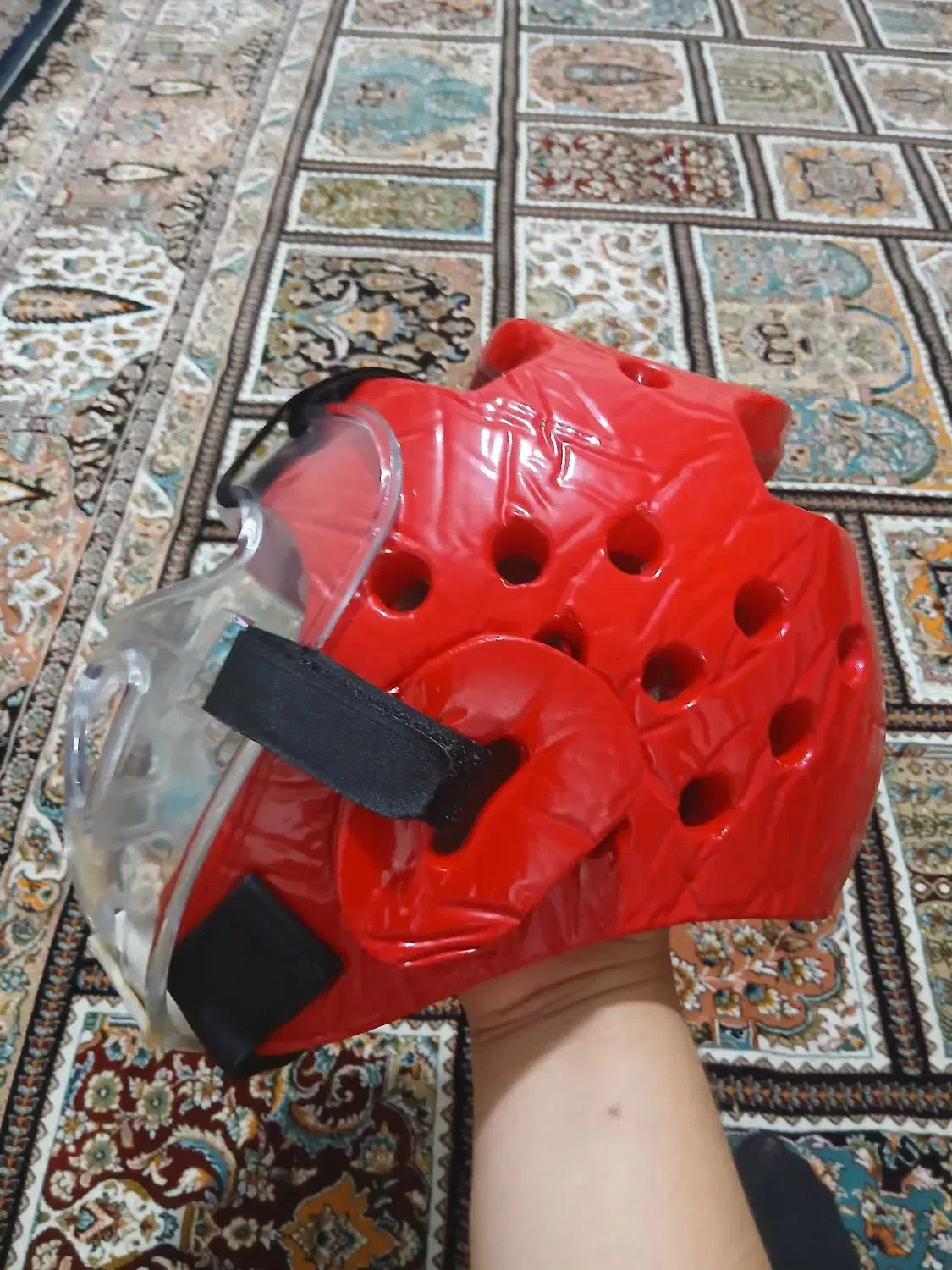 کلاه تکواندو با نقاب محافظ|تجهیزات ورزشی|تالش, هشتپر|دیوار