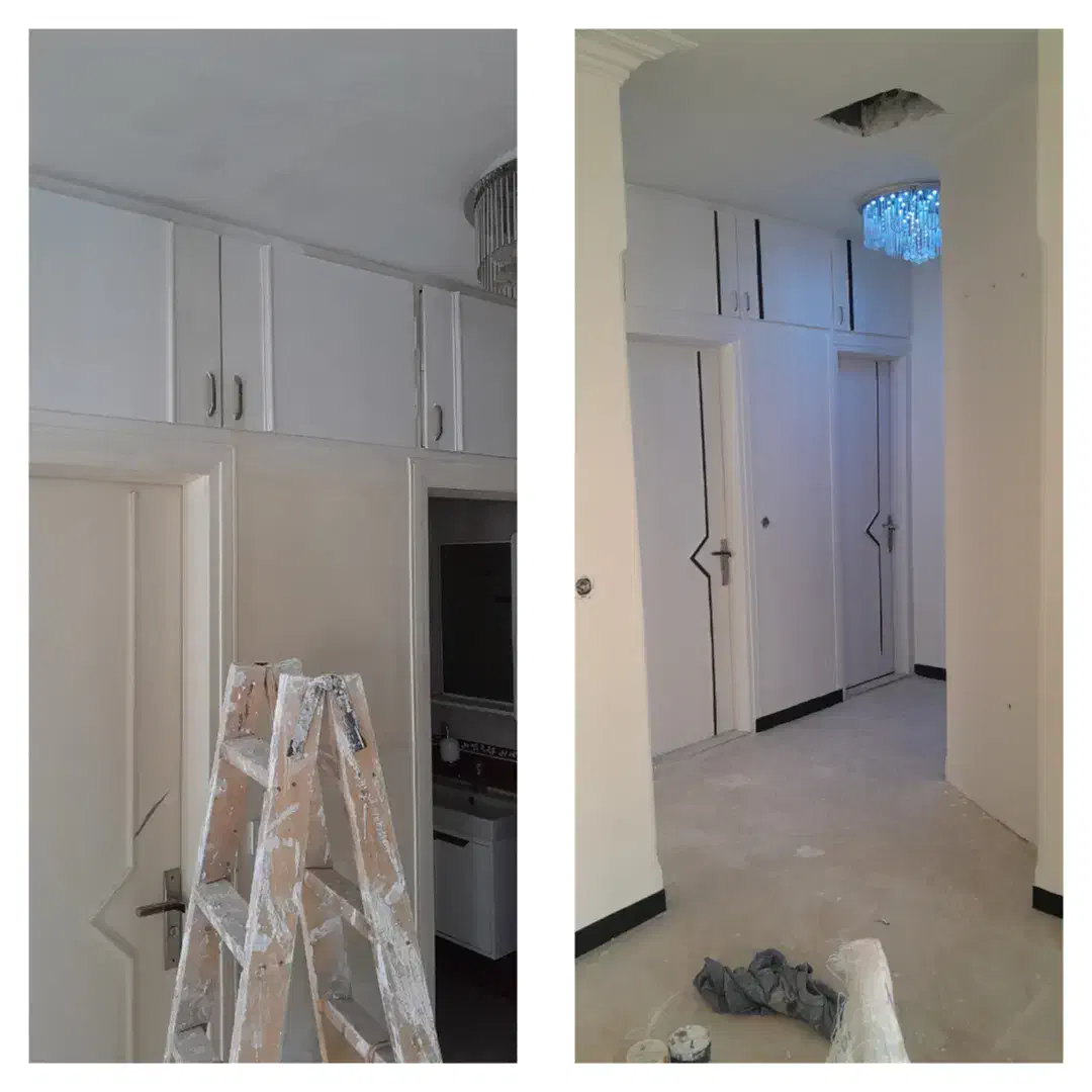 نقاشی ساختمان، نقاش ساختمان،خورده کاری تمام نقاط|خدمات پیشه و مهارت|تهران, دردشت|دیوار