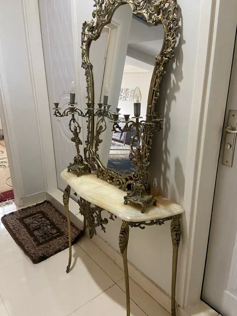 اینه کنسول برنجی|آینه|گرگان, |دیوار