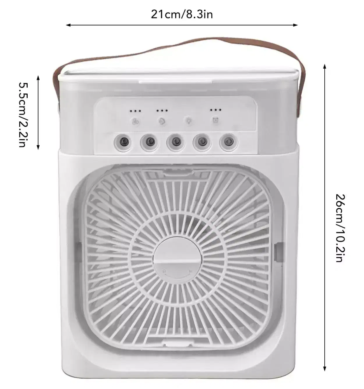 کولر آبی پنکه مه پاش سایز بزرگ برای خودرو و منزل|پنکه و تصفیهکنندهٔ هوا|تبریز, |دیوار
