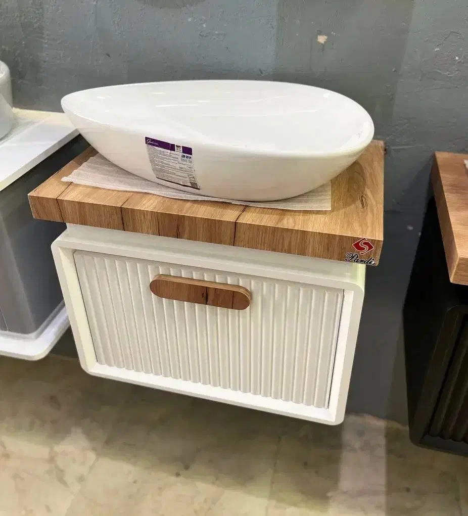 روشویی بامبو سفید ،چوب|لوازم سرویس بهداشتی|اصفهان, سرچشمه|دیوار