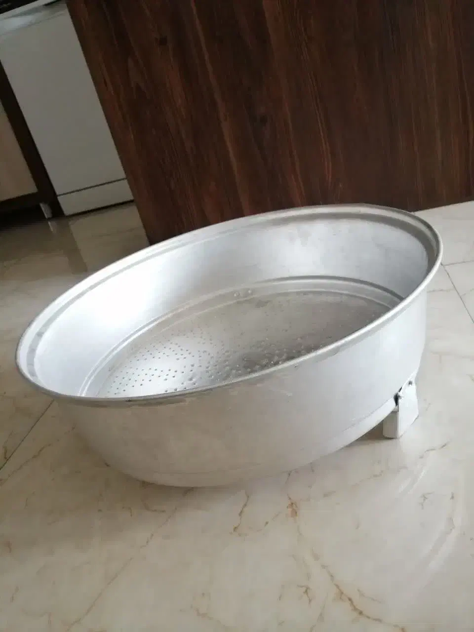 آبکش بزرگ پایه دار روحی|ظروف پختوپز|اصفهان, برلیان|دیوار